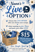 Live Event, pick your items
