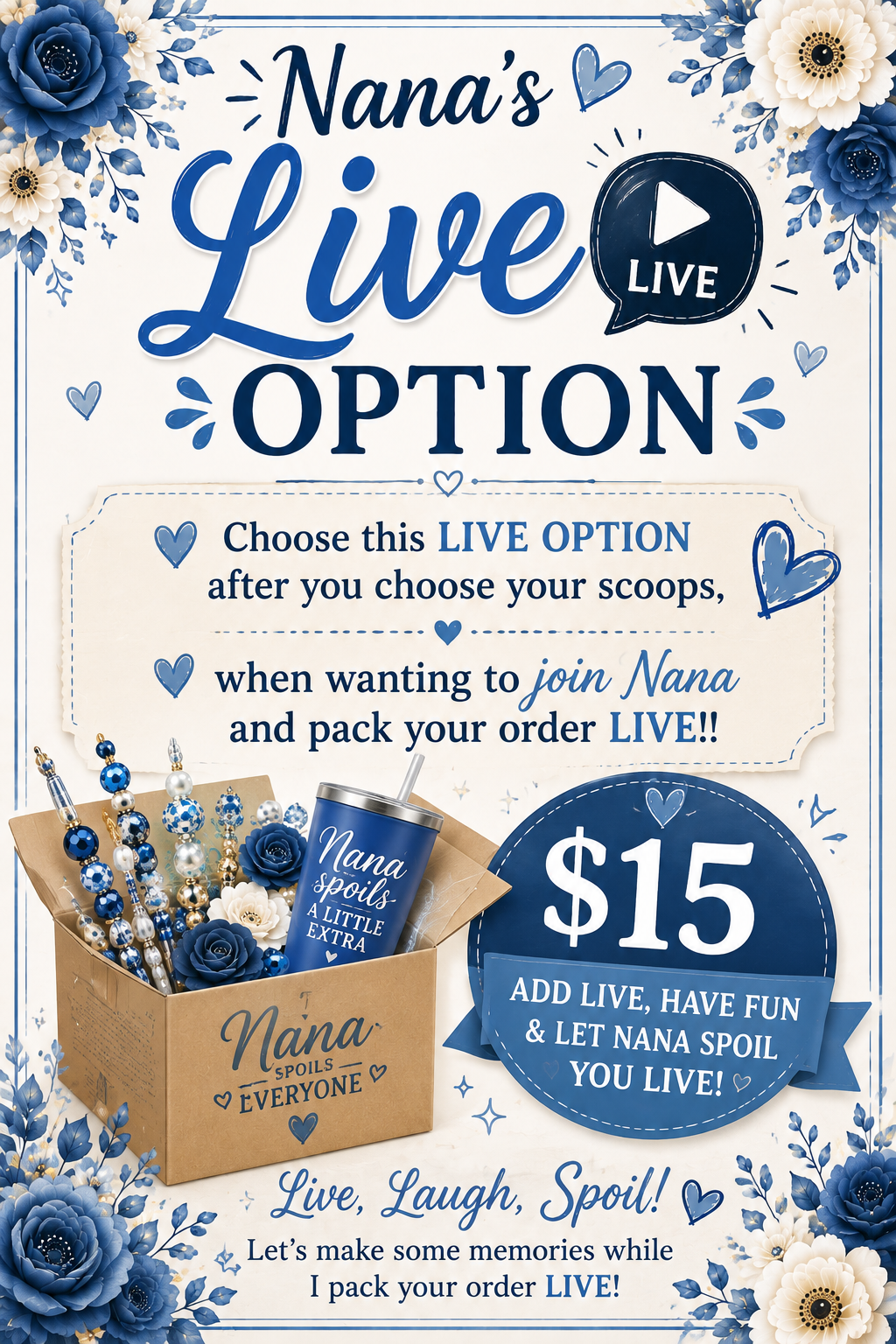 Live Event, pick your items